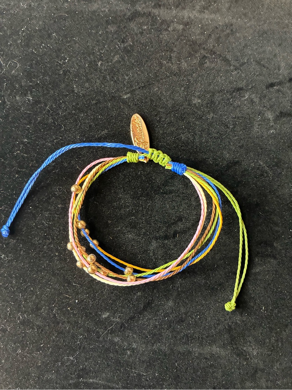 Plunder New Multi-Color Adjustable Bracelet Friendship Bracelet With Beads - Picture 3 of 6